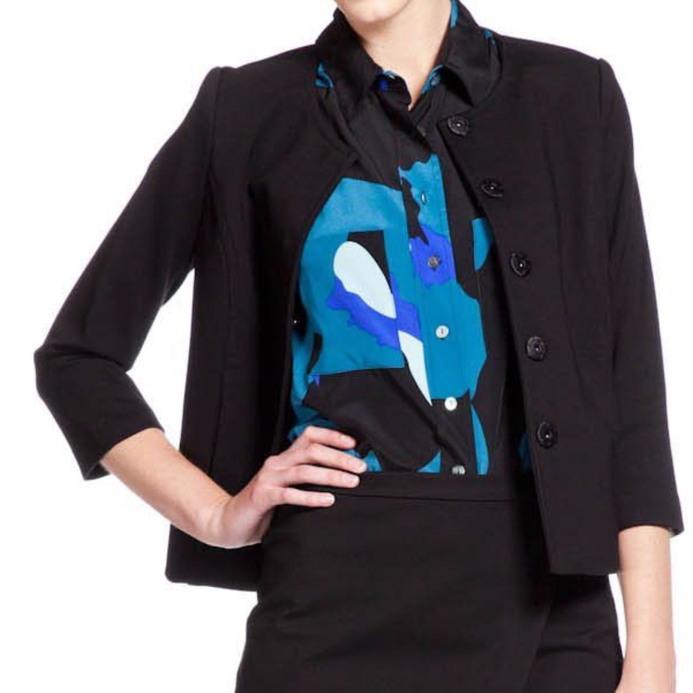 Annie Griffin Collection Black Crop Jacket (NWT!)
